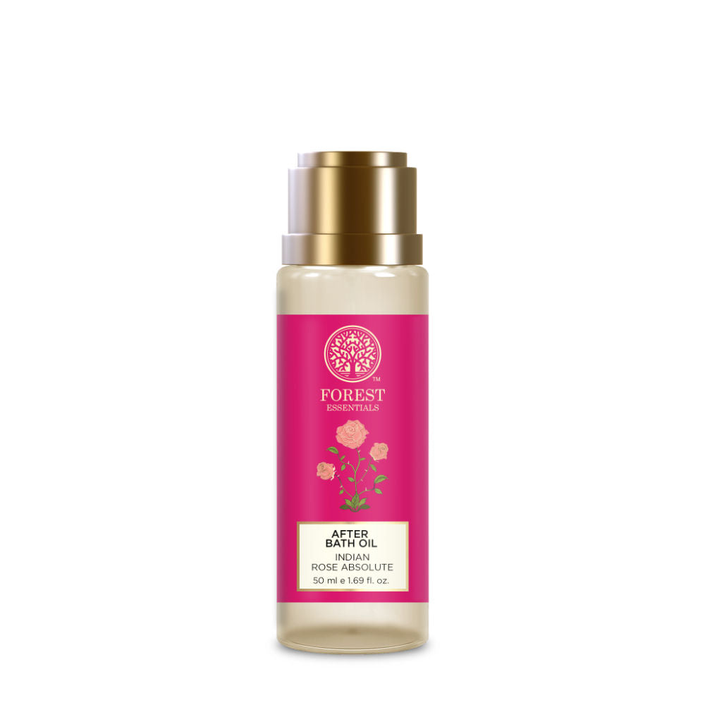 Forest Essentials After Bath Oil Indian Rose Absolute Ayurvedic Shower Oil