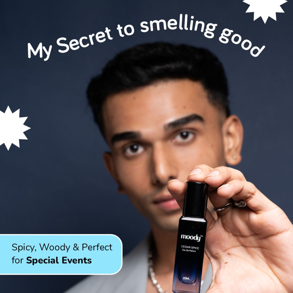 Moody Cedar Spice Eau De Perfume for Men
