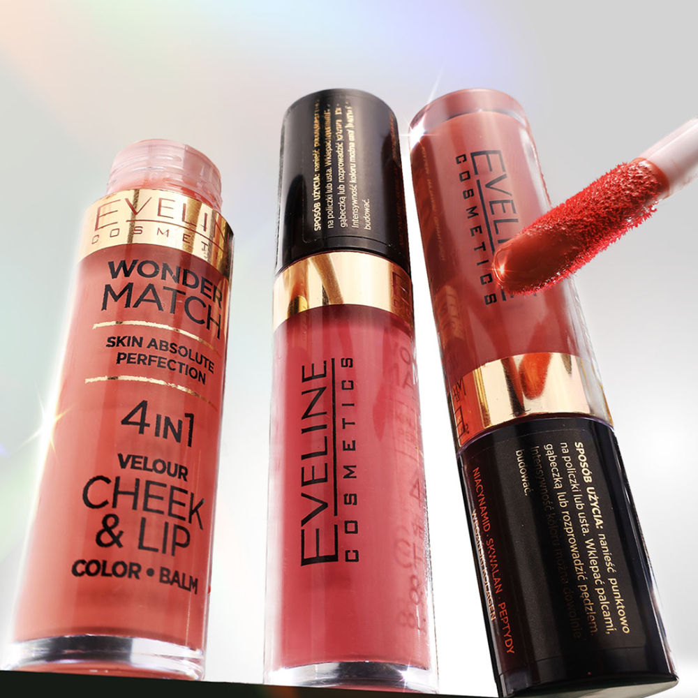 Eveline Cosmetics Wonder Match 4 In 1 Cheek & Lip