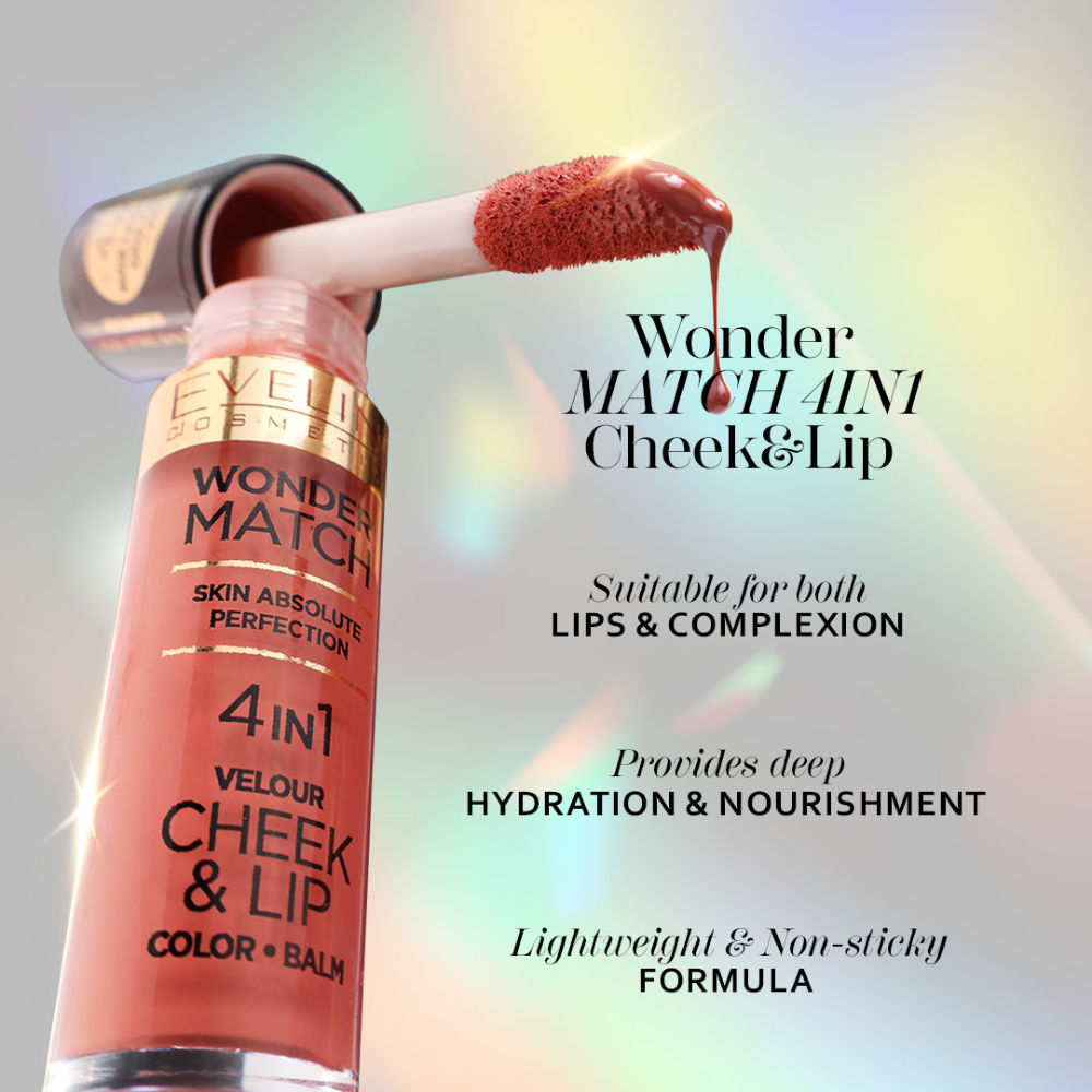 Eveline Cosmetics Wonder Match 4 In 1 Cheek & Lip