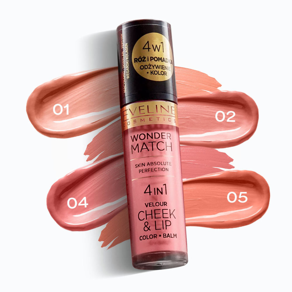 Eveline Cosmetics Wonder Match 4 In 1 Cheek & Lip