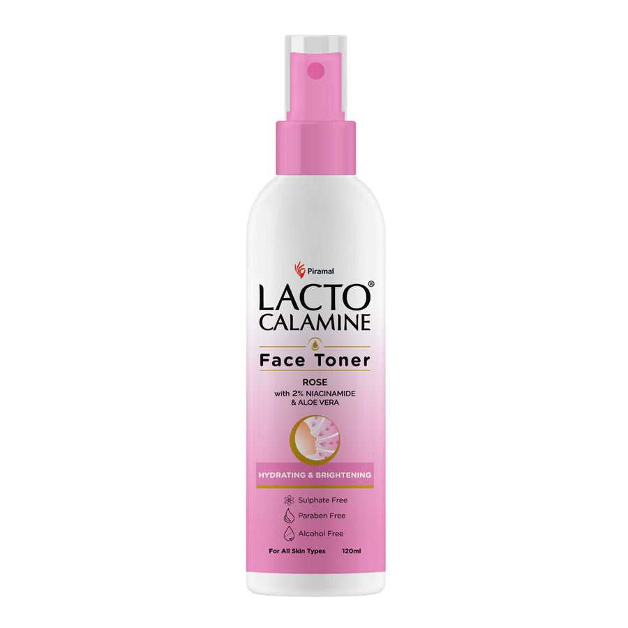 Lacto Calamine Rose Water Toner For Glowing Skin