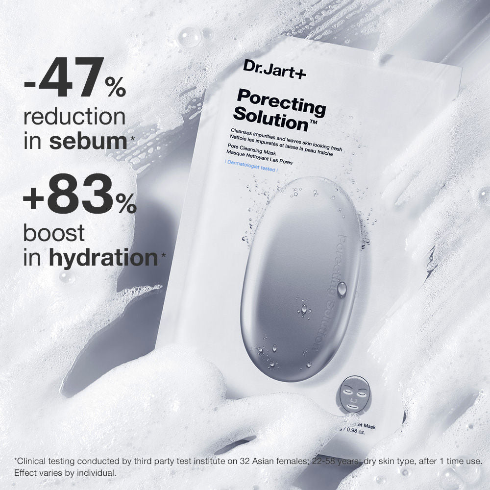 Dr.Jart+ Dermask Porecting Solution Face Mask – Sheet Mask For Blackheads & Oil Control