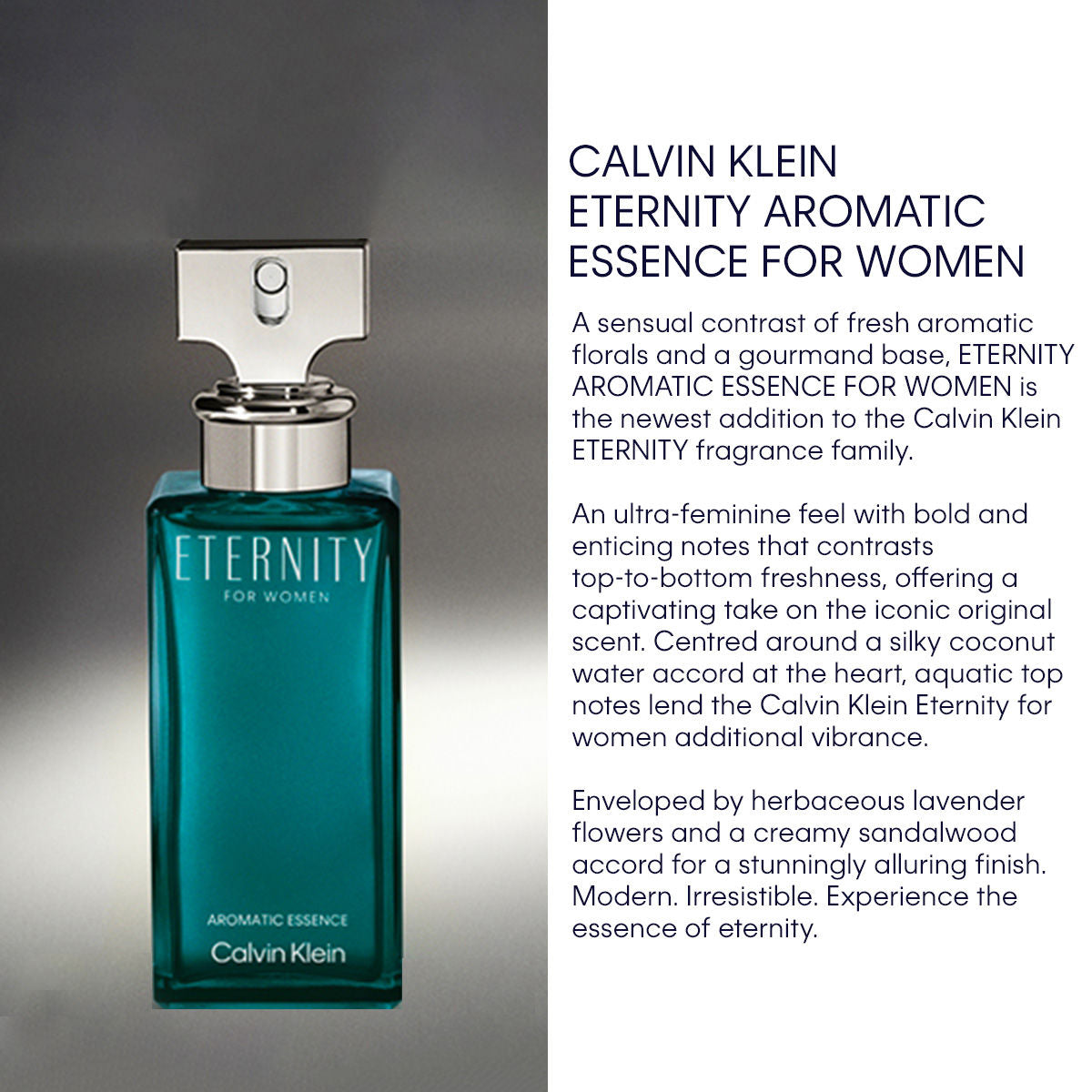Calvin Klein Eternity Aromatic Essence Perfume For Women