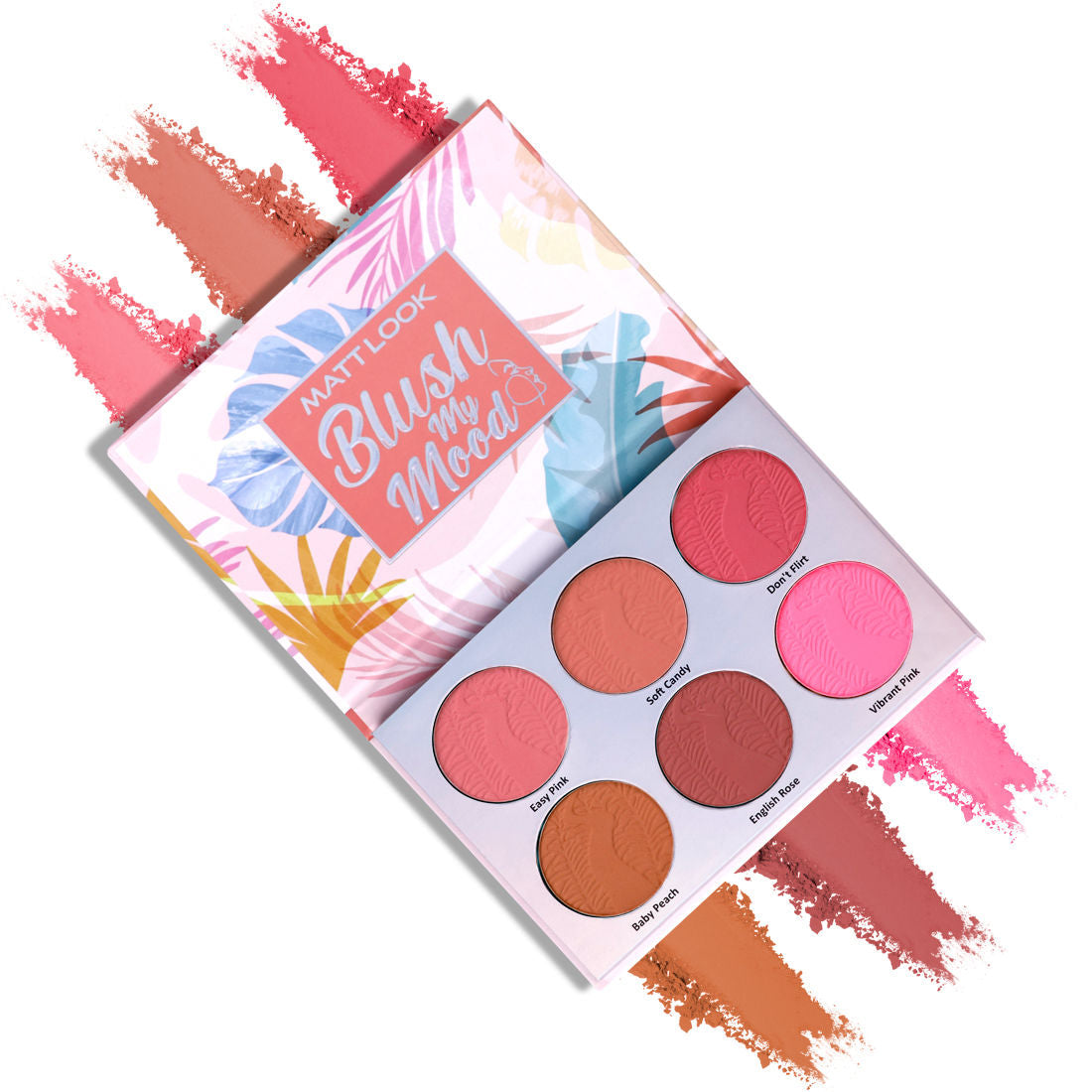 Matt look Blush My Mood Highly Pigmented Blusher Palette