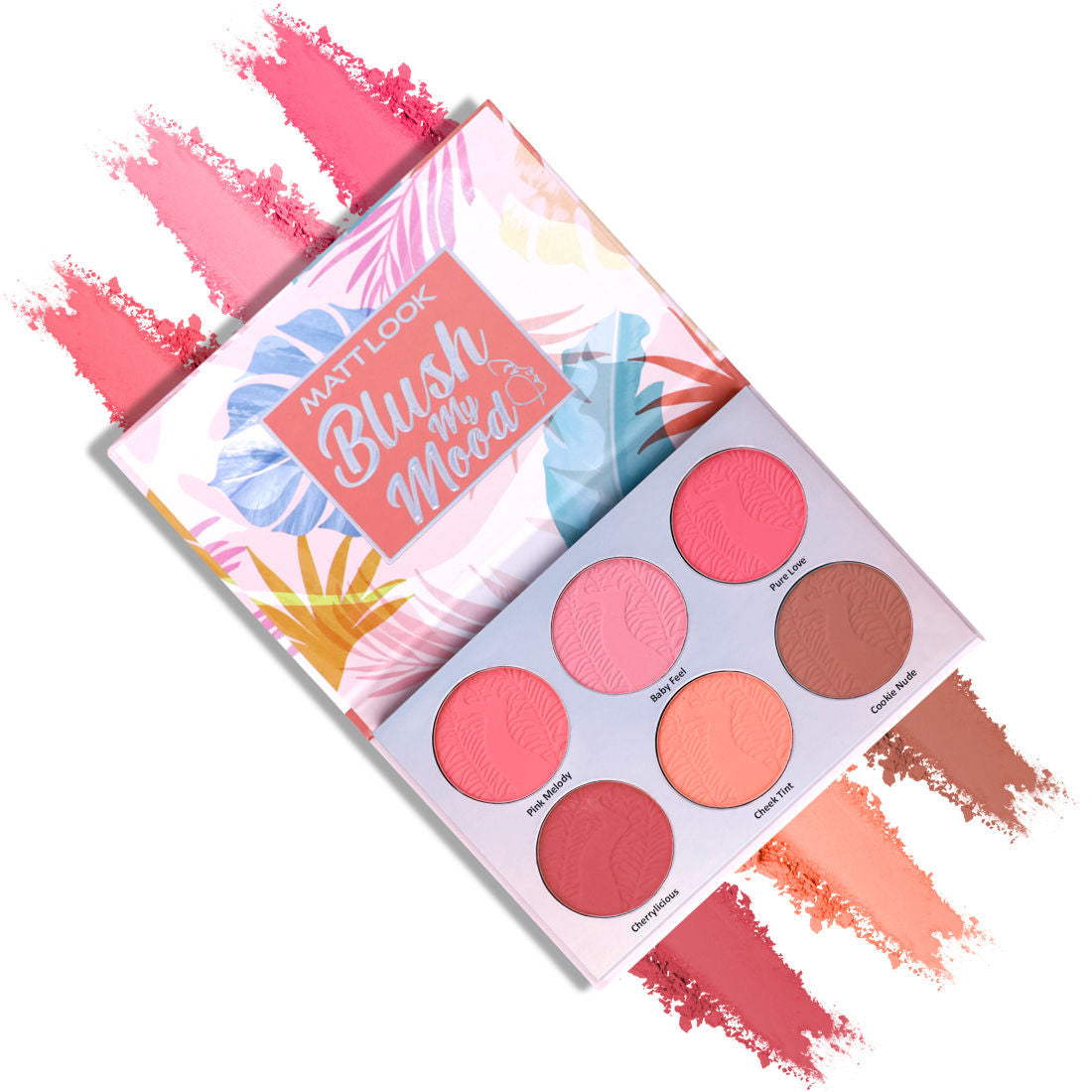 Matt look Blush My Mood Highly Pigmented Blusher Palette