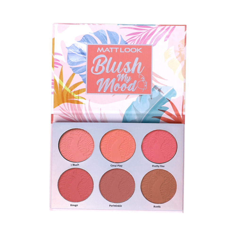 Matt look Blush My Mood Highly Pigmented Blusher Palette