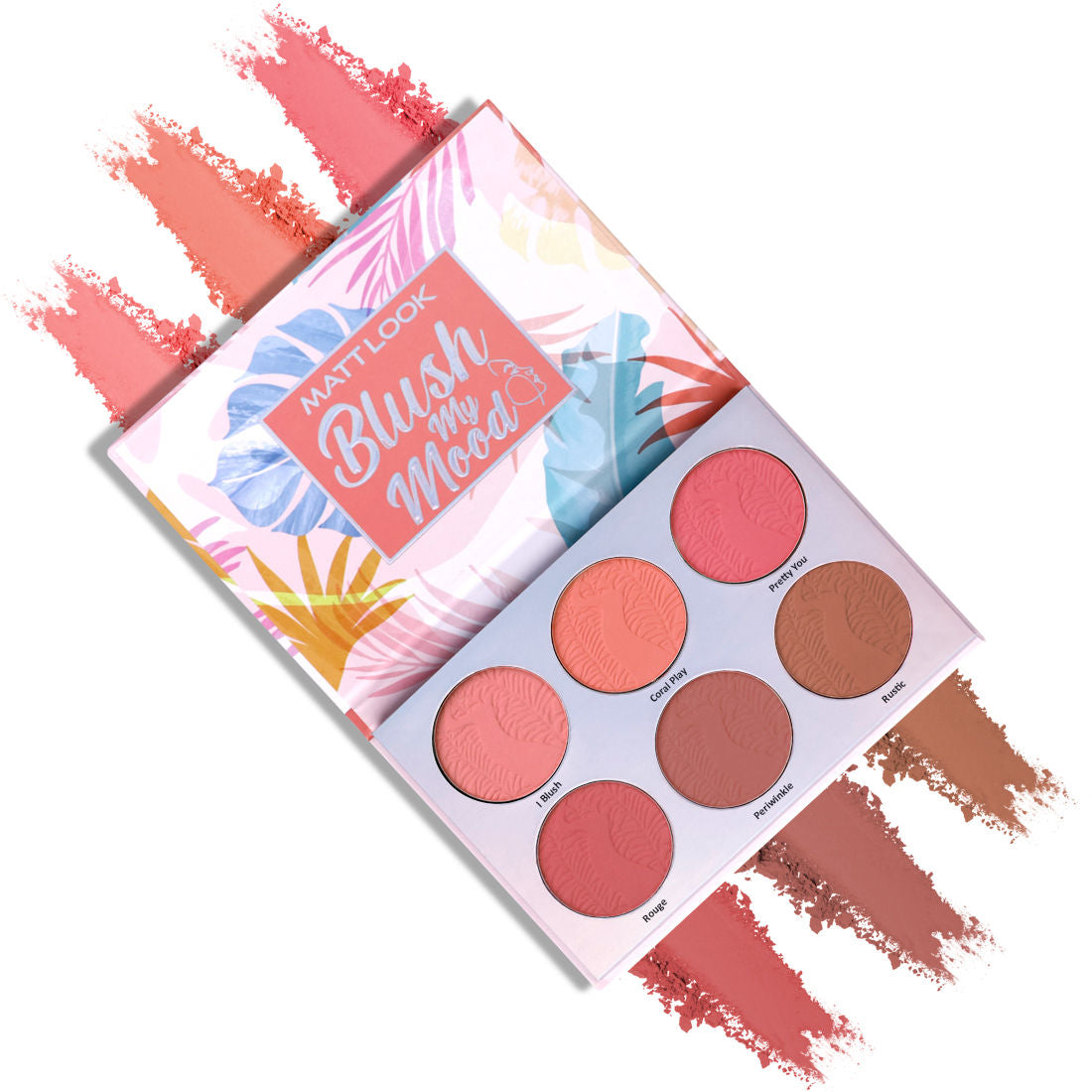 Matt look Blush My Mood Highly Pigmented Blusher Palette