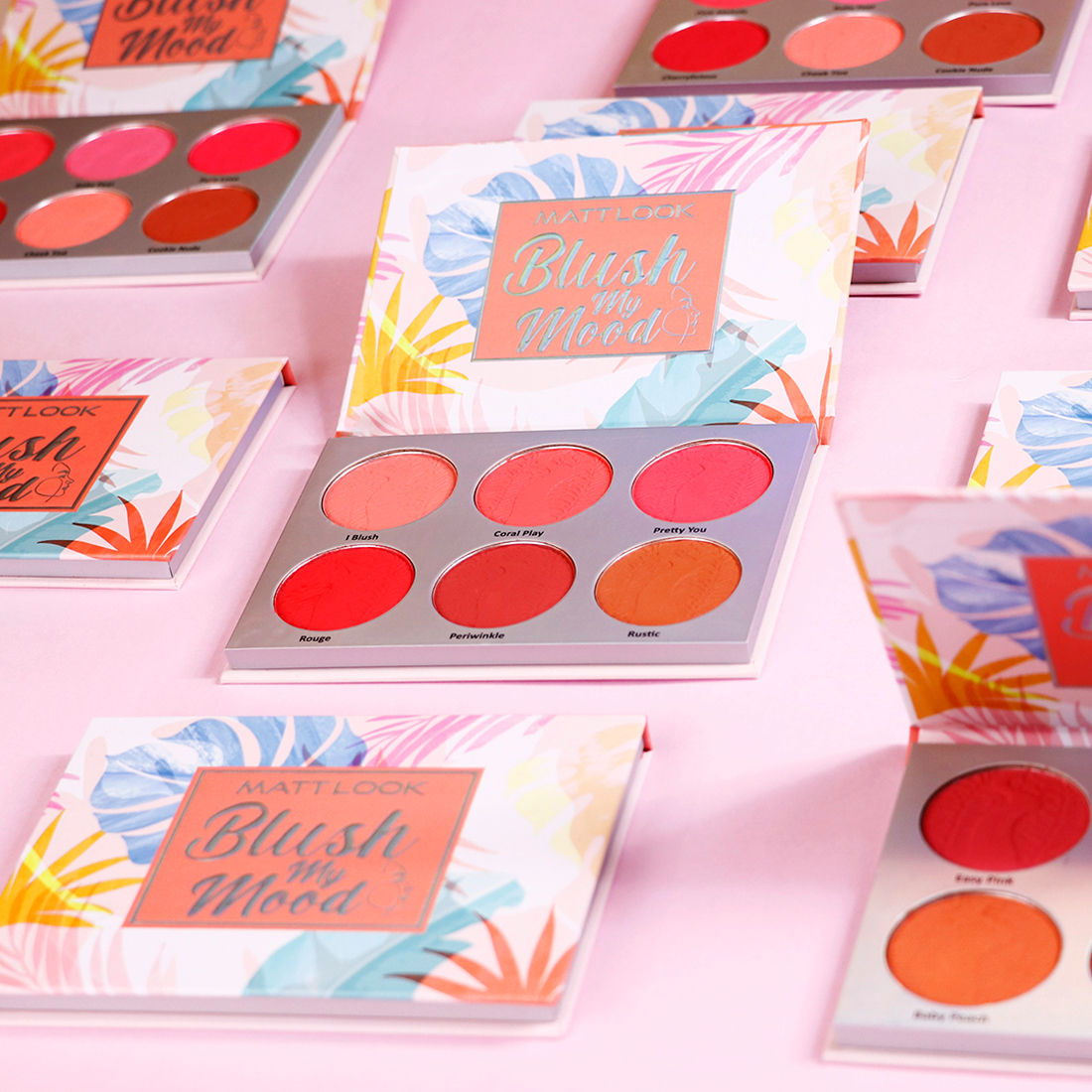 Matt look Blush My Mood Highly Pigmented Blusher Palette