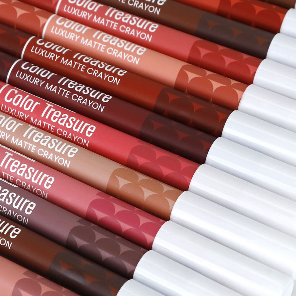 Matt look Color Treasure Luxury Matte Lip Pencil Crayon