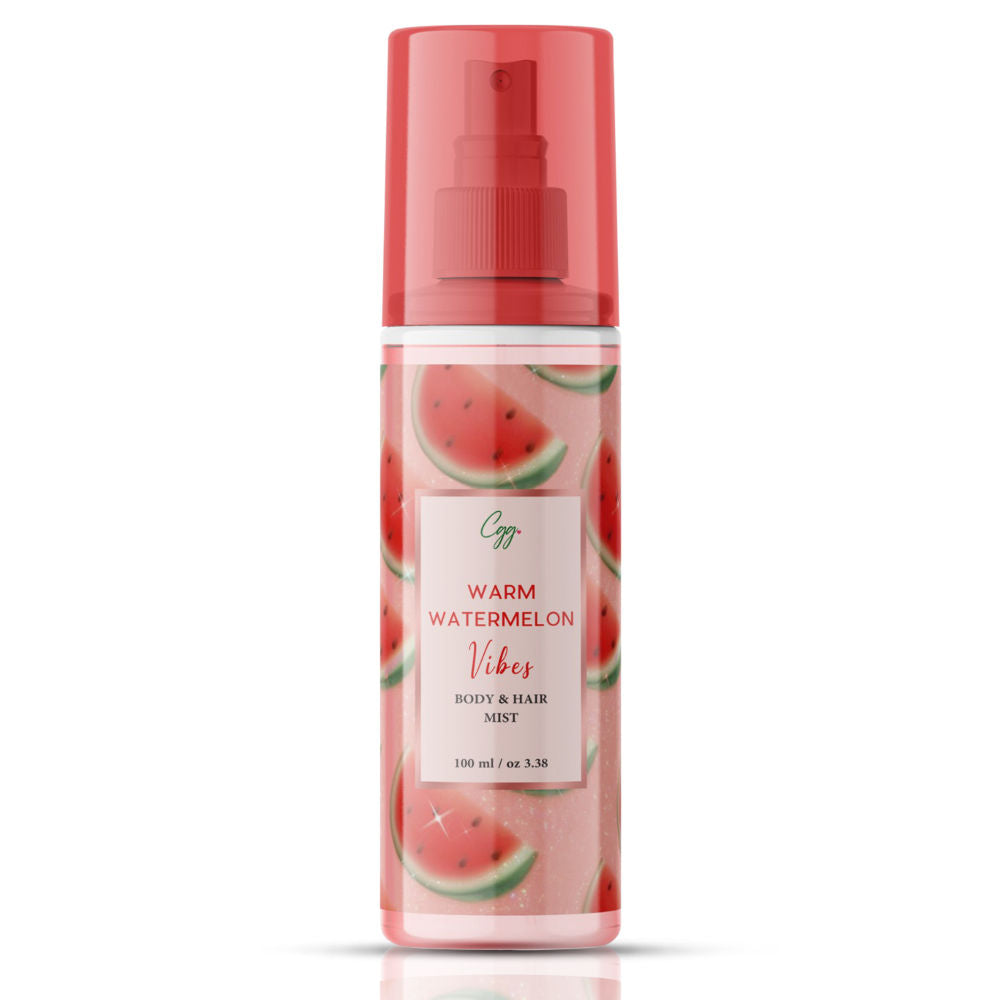 CGG Cosmetics Warm Watermelon Vibes Body & Hair Mist With No Alcohol For Woman