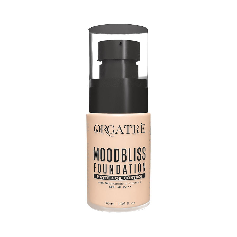 Orgatre Matte+ Oil Control Makeup Foundation SPF 30 - Longwear Enriched with Niacinamide, Vit C -240