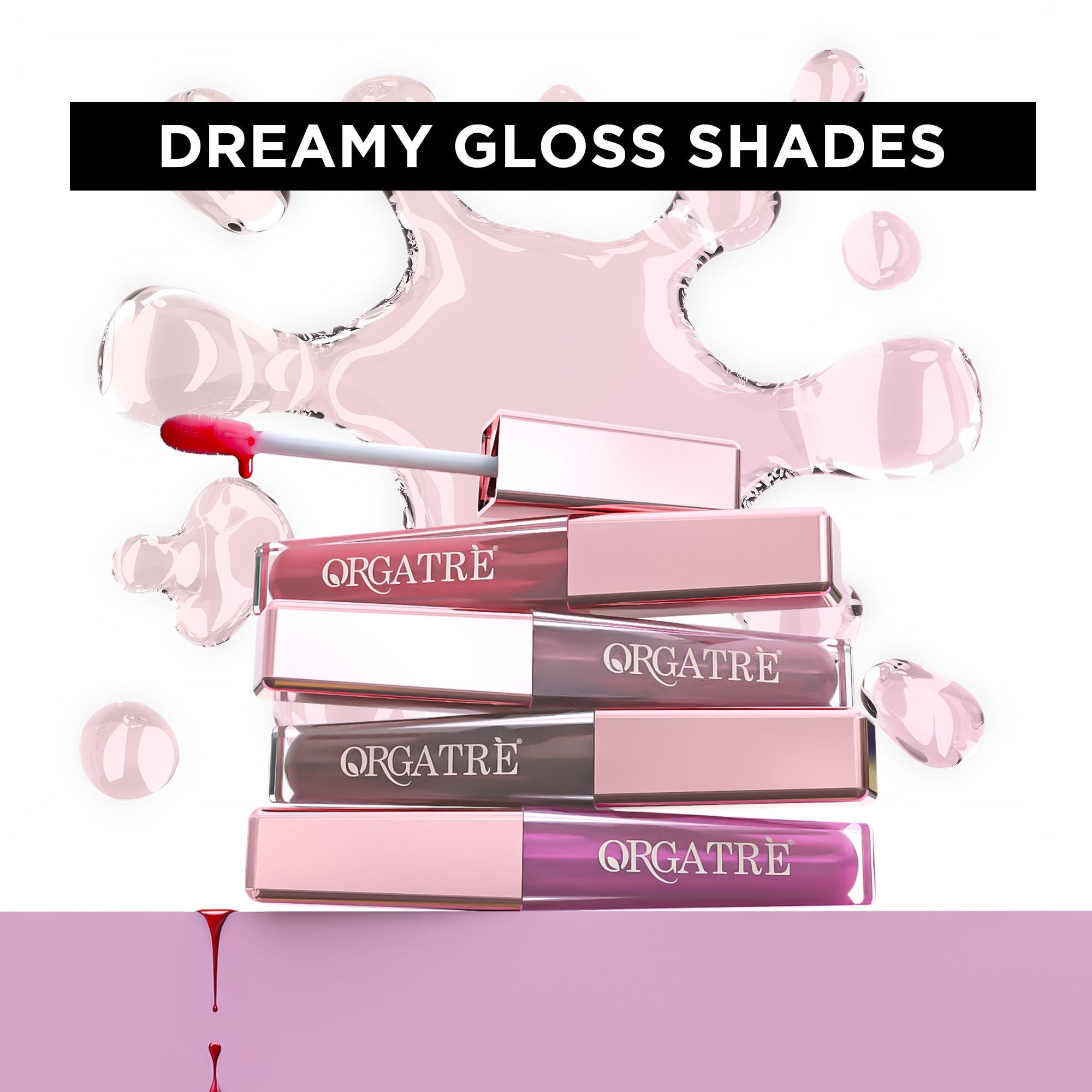 Orgatre Lip Gloss Fuller Plumped Lips With Instant Shine & Glossy Finish