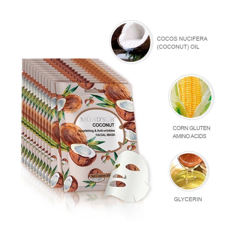 Mond'Sub Coconut Anti-wrinkles Facial Mask Sheet