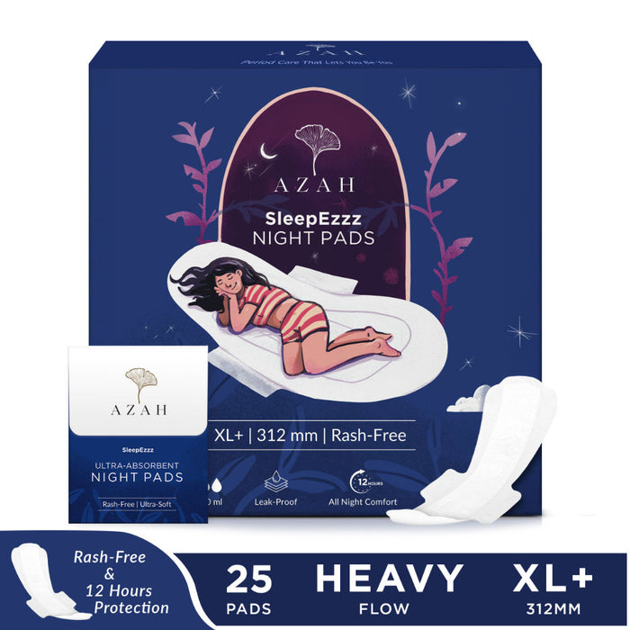 AZAH SleepEzzz Night Sanitary Pads XL+