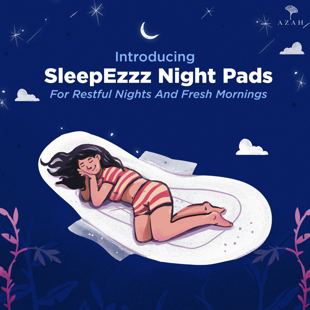 AZAH SleepEzzz Night Sanitary Pads L