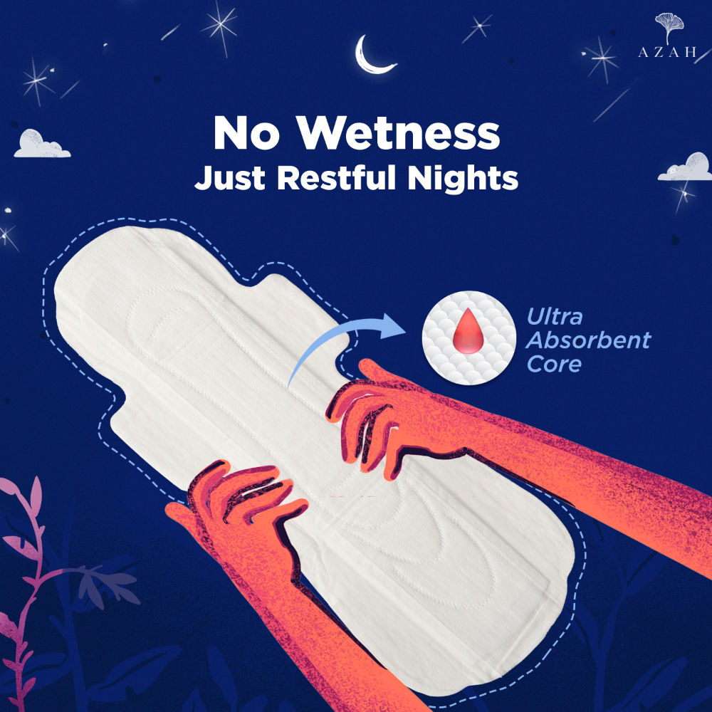 AZAH SleepEzzz Night Sanitary Pads L