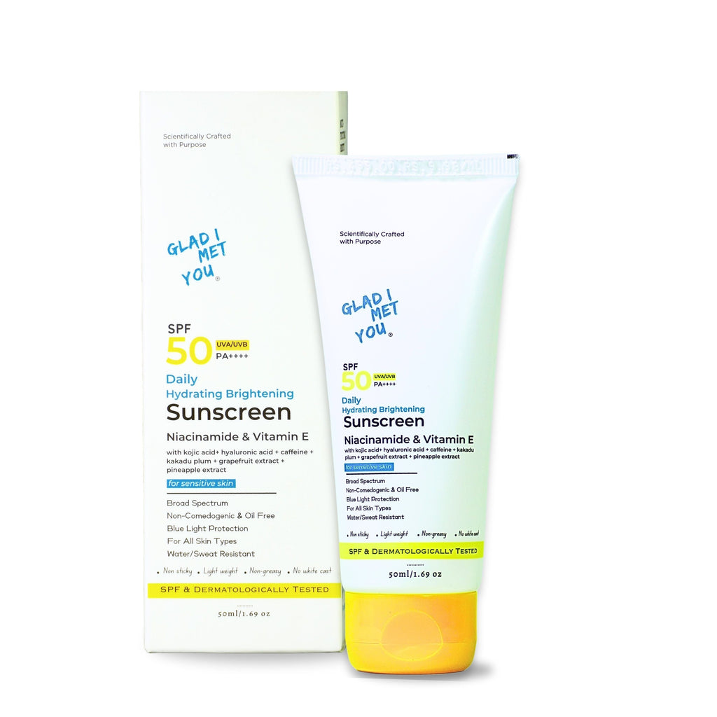 GLAD I MET YOU Ultra-Light Sunscreen SPF 50 PA++++ For Oily & Sensitive Skin