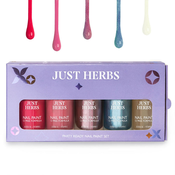 Just Herbs Party Ready Nail Paint Set