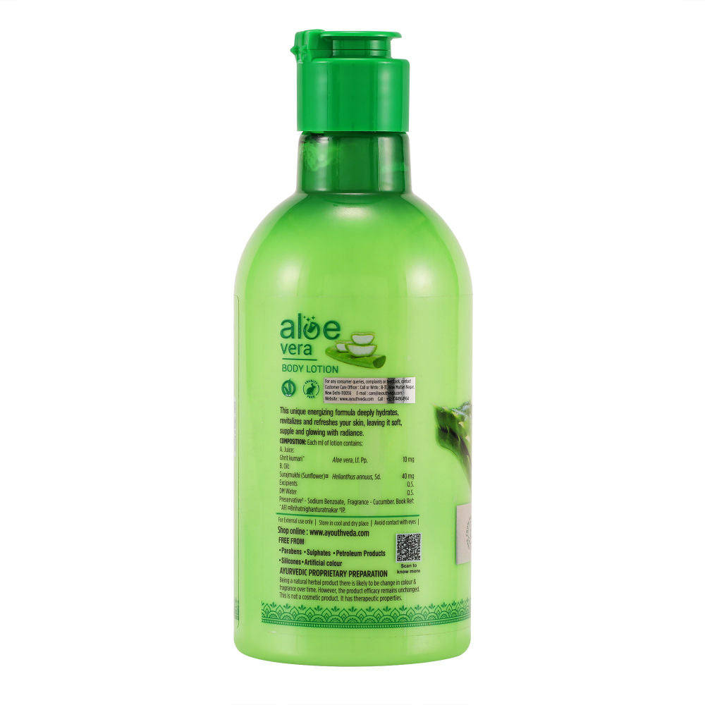 Ayouthveda Aloe Vera Body Lotion to Deeply Hydrate & Nourish Skin