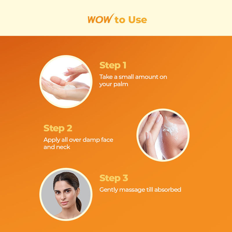 WOW Skin Science Vitamin C & Niacinamide Face Cream- For All Skin Types