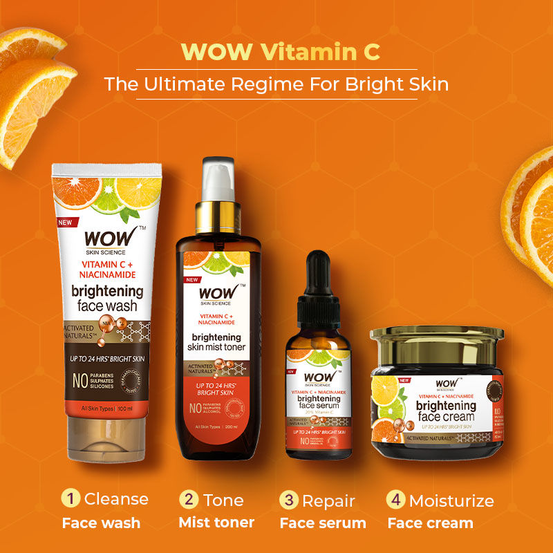 WOW Skin Science Vitamin C & Niacinamide Face Cream- For All Skin Types