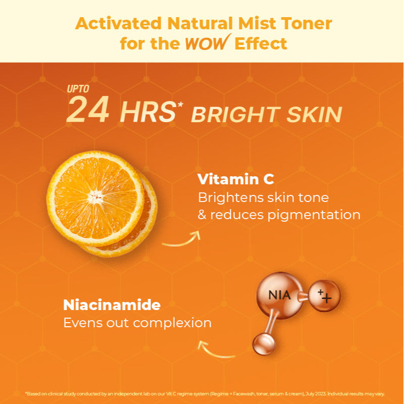 WOW Skin Science Vitamin C & Niacinamide Skin Mist Toner