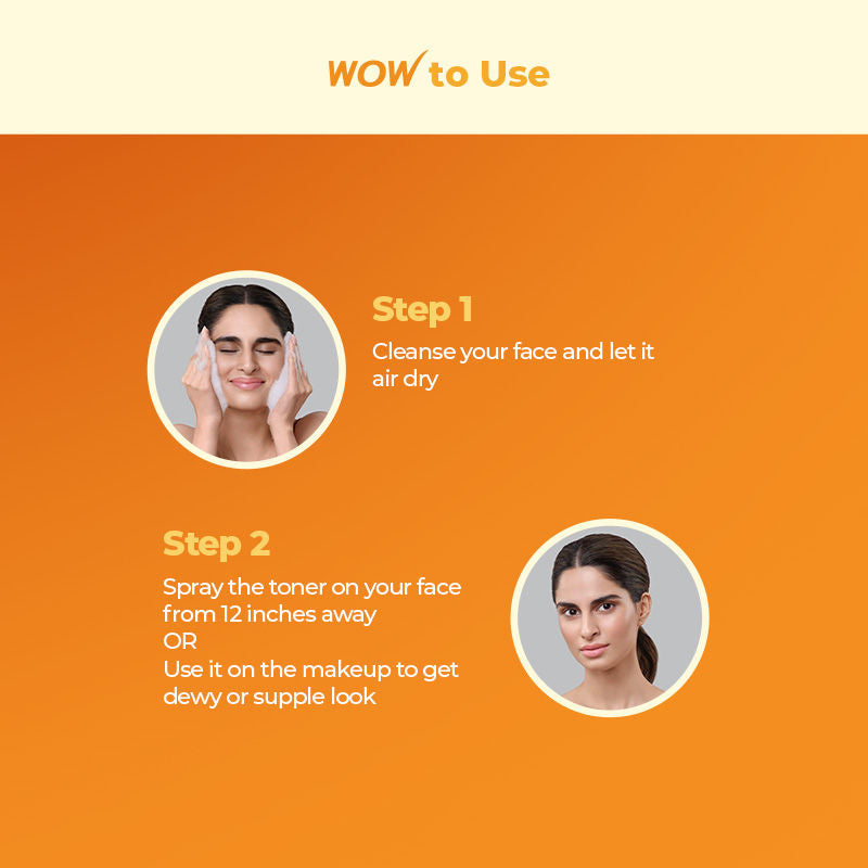 WOW Skin Science Vitamin C & Niacinamide Skin Mist Toner