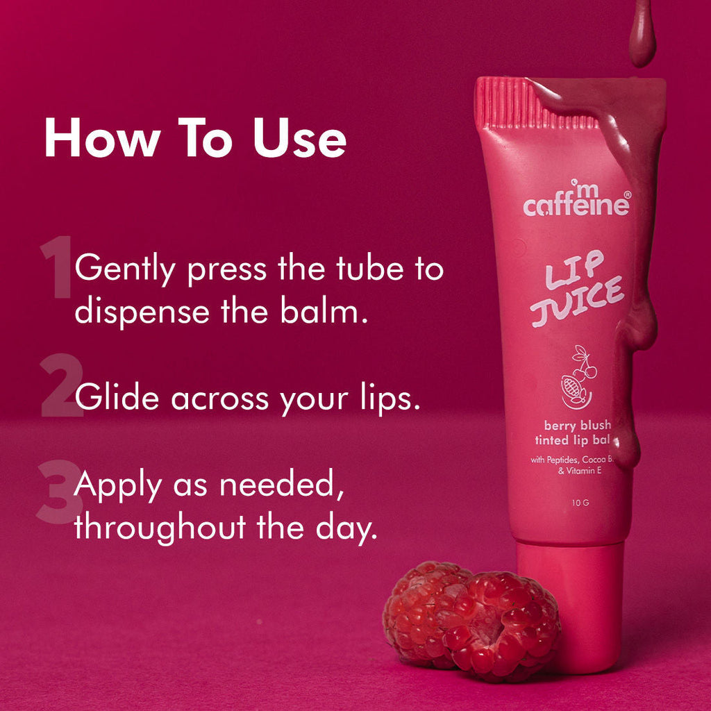 MCaffeine Lip Juice Tinted Lip Balm