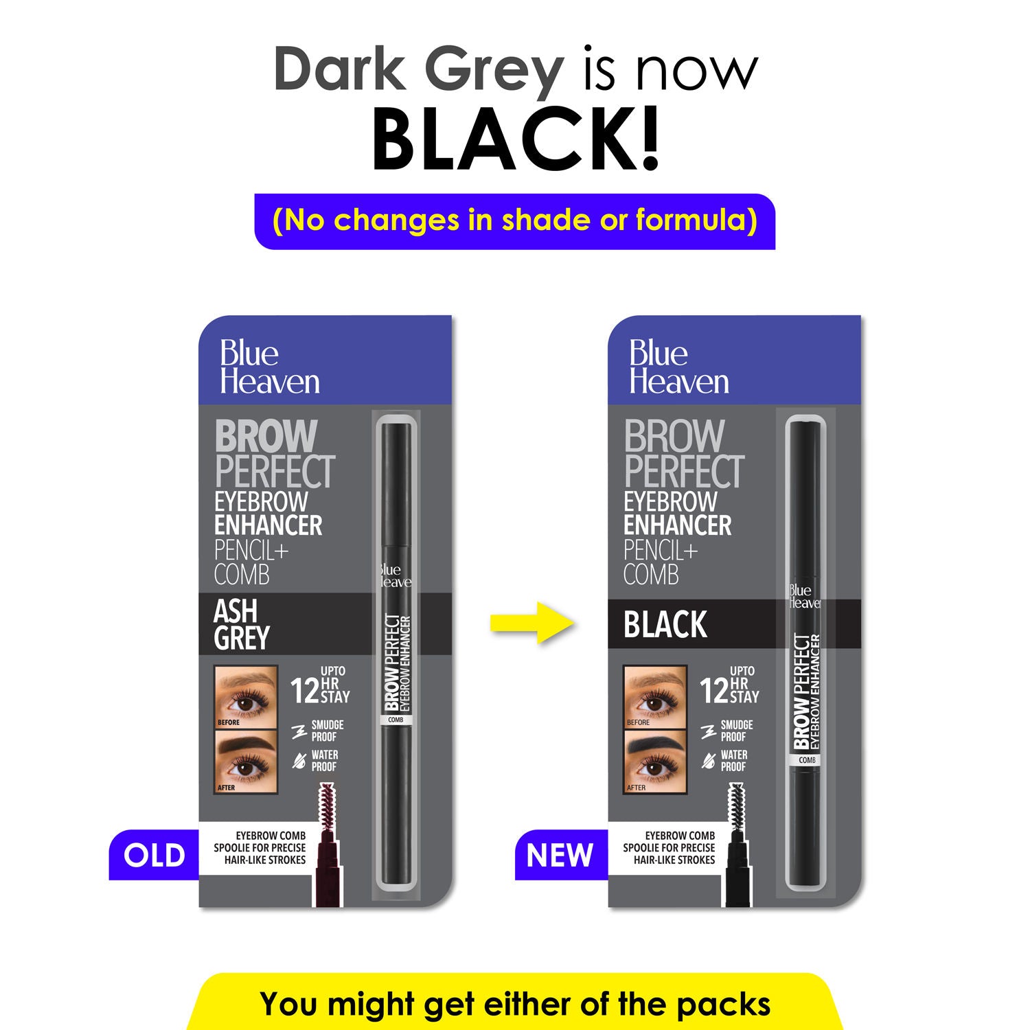 Blue Heaven Brow Perfect Eyebrow Enhancer Pencil and Styler
