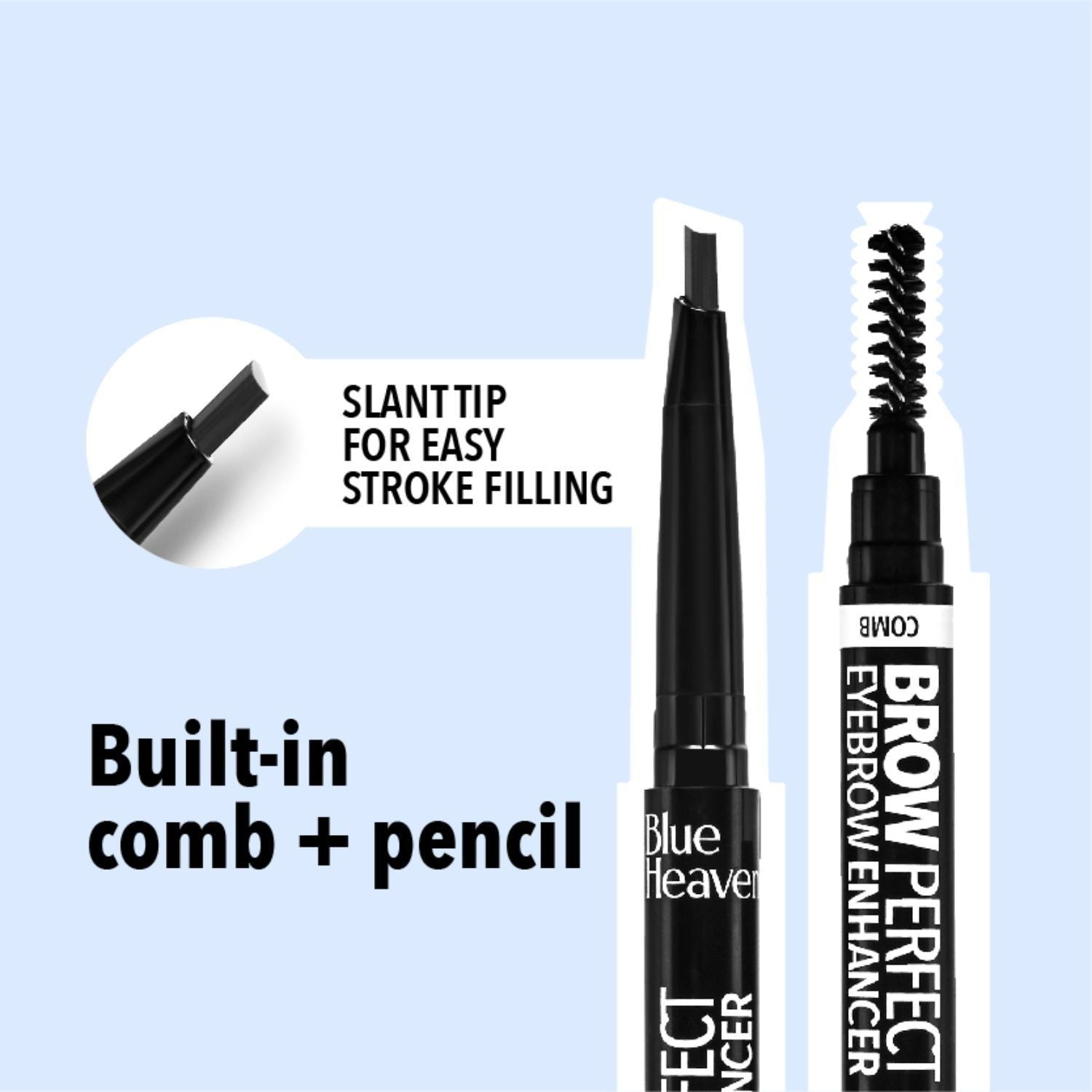 Blue Heaven Brow Perfect Eyebrow Enhancer Pencil and Styler