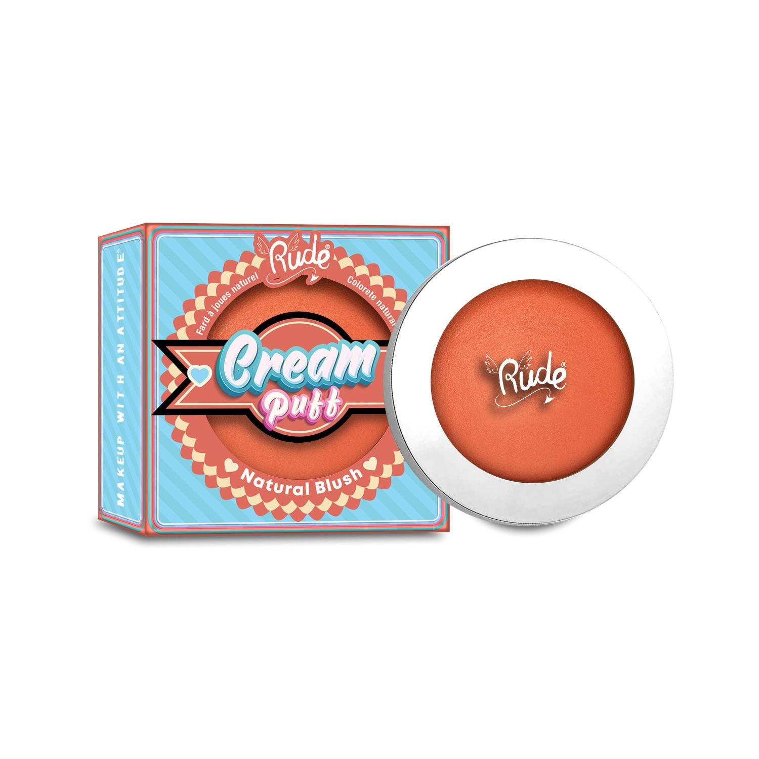 Rude Cosmetics Cream Puff Natural Blush