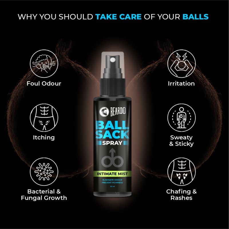 Beardo Ball Sack Spray Intimate Perfume Spray for Men Prevents Odour, irritation in private part
