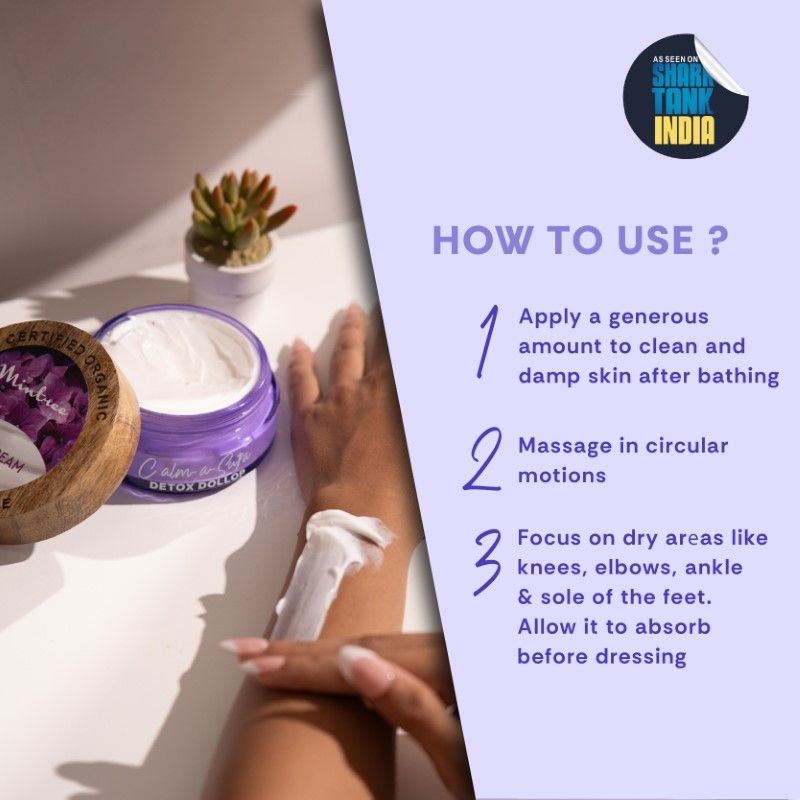 Mintree Organic Moisturizing Calming BodyButter For Dry Skin with Ceramides|BodyButter for Men&Women