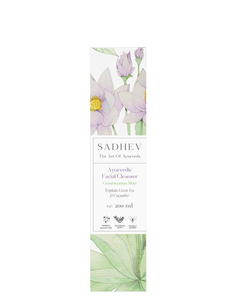 SADHEV Ayurvedic Facial Cleanser Combination Skin