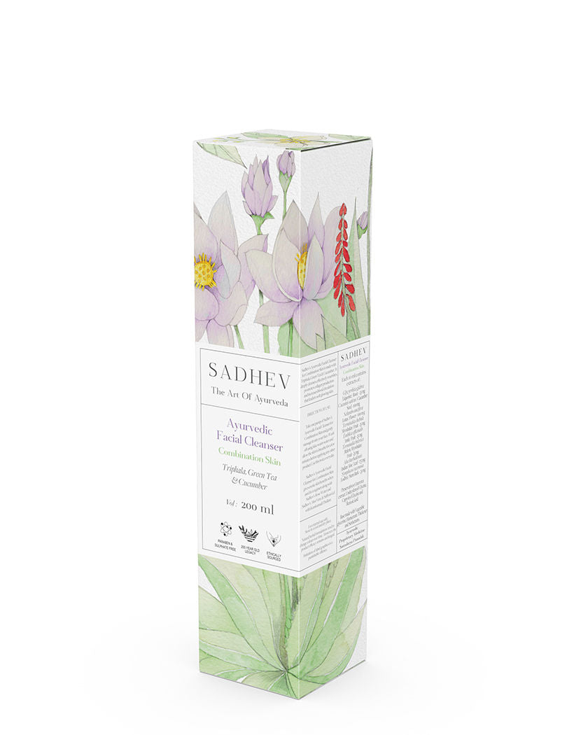 SADHEV Ayurvedic Facial Cleanser Combination Skin