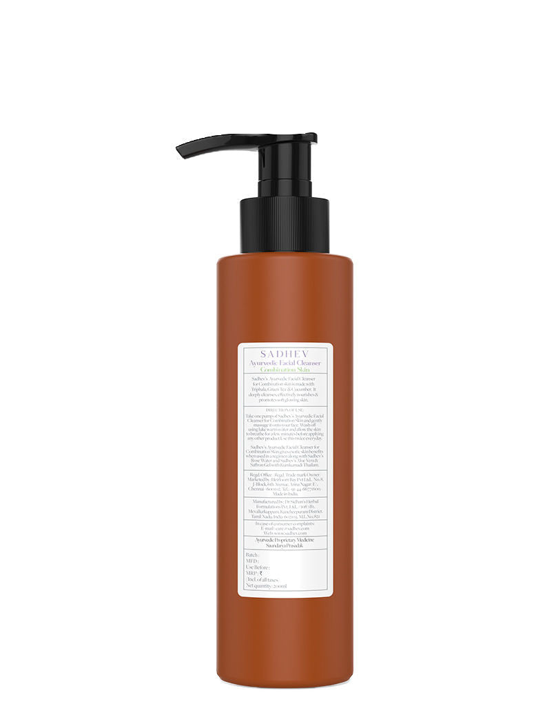 SADHEV Ayurvedic Facial Cleanser Combination Skin