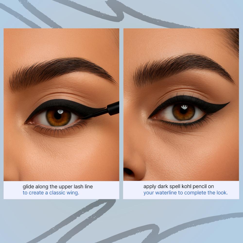 Sotrue Dark Spell Liquid Eyeliner | Smudge-proof & Waterproof Liner, Lasts 24Hr | 1.5 ml