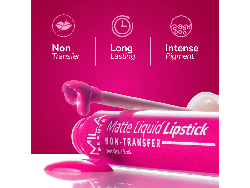 Mila Beauté Matte Liquid Lipstick