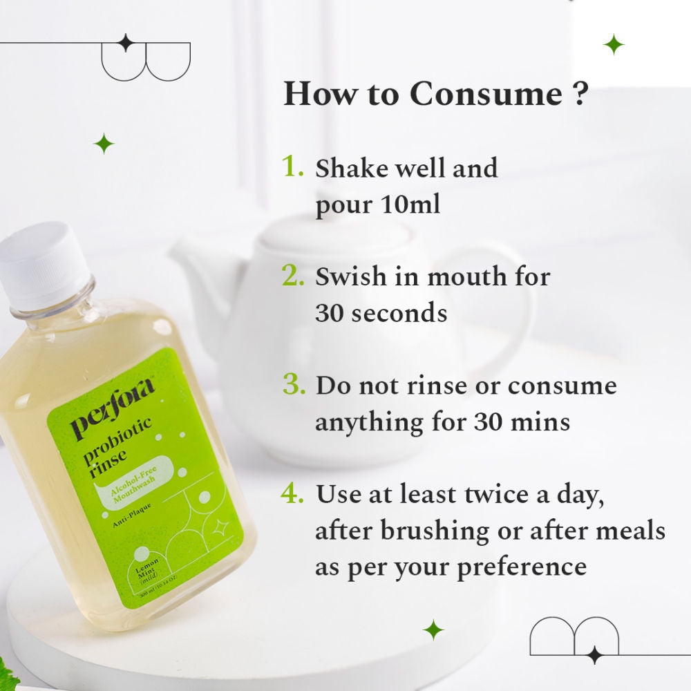 Perfora Alcohol Free Mouthwash (with Probiotics)