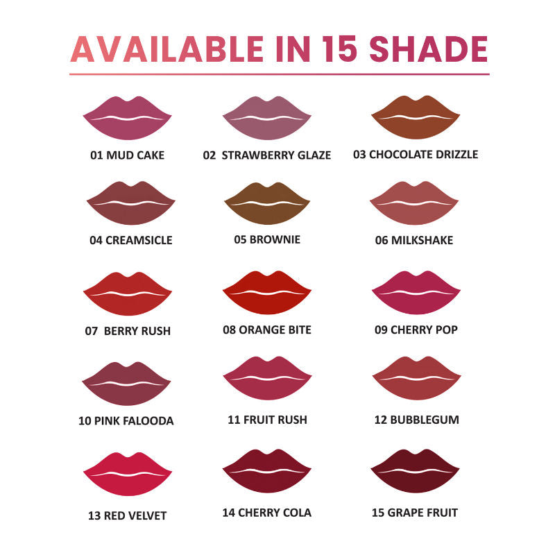 Shryoan Rich Color Non-Transfer Long Stay Creamy Lipstick - Grape Fruit 15