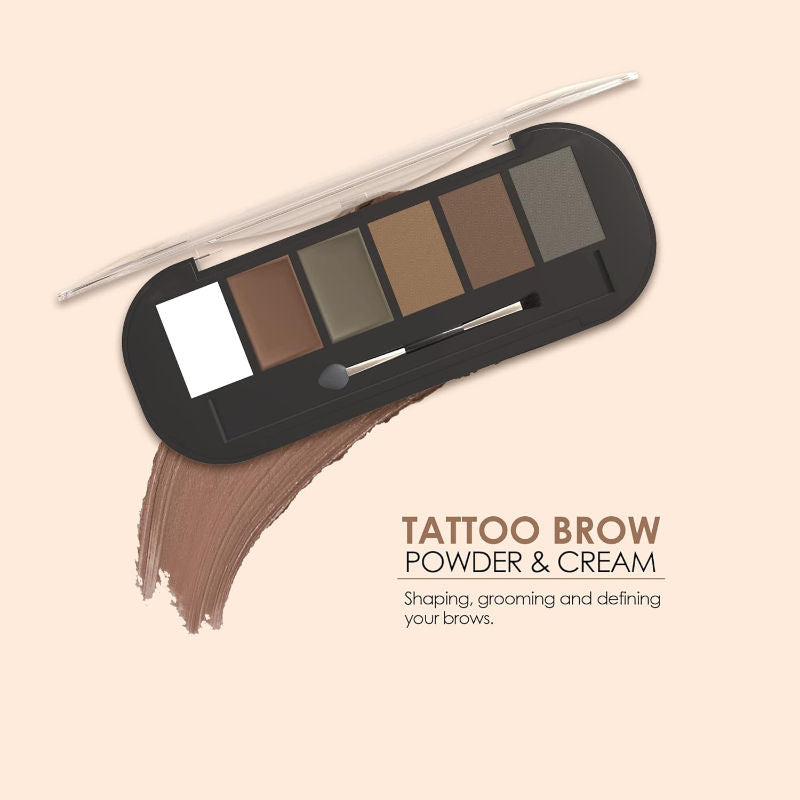 Shryoan Tattoo Brow Powder & Cream Eyebrow Palette