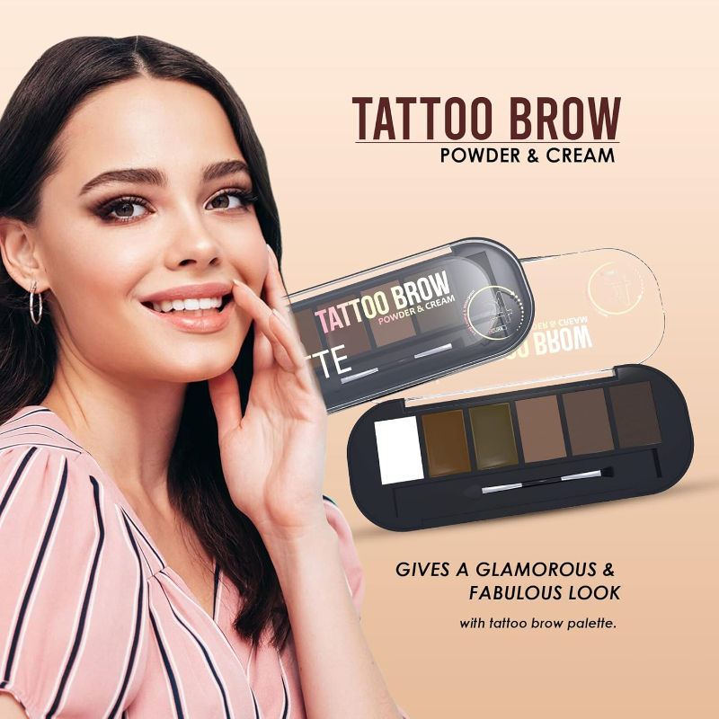 Shryoan Tattoo Brow Powder & Cream Eyebrow Palette