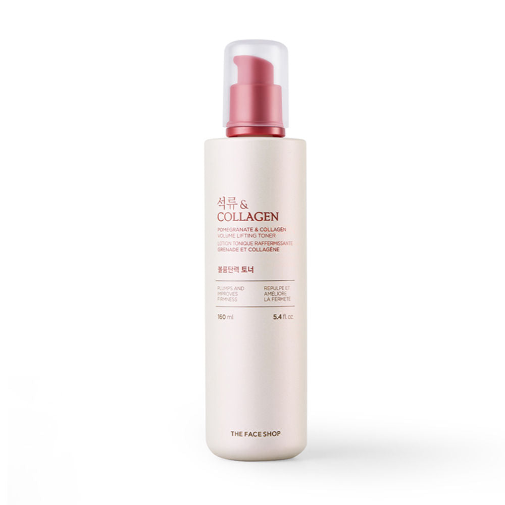The Face Shop Collagen & Pomegranate Korean Toner with Hyaluronic Acid - Best in Anti Aging