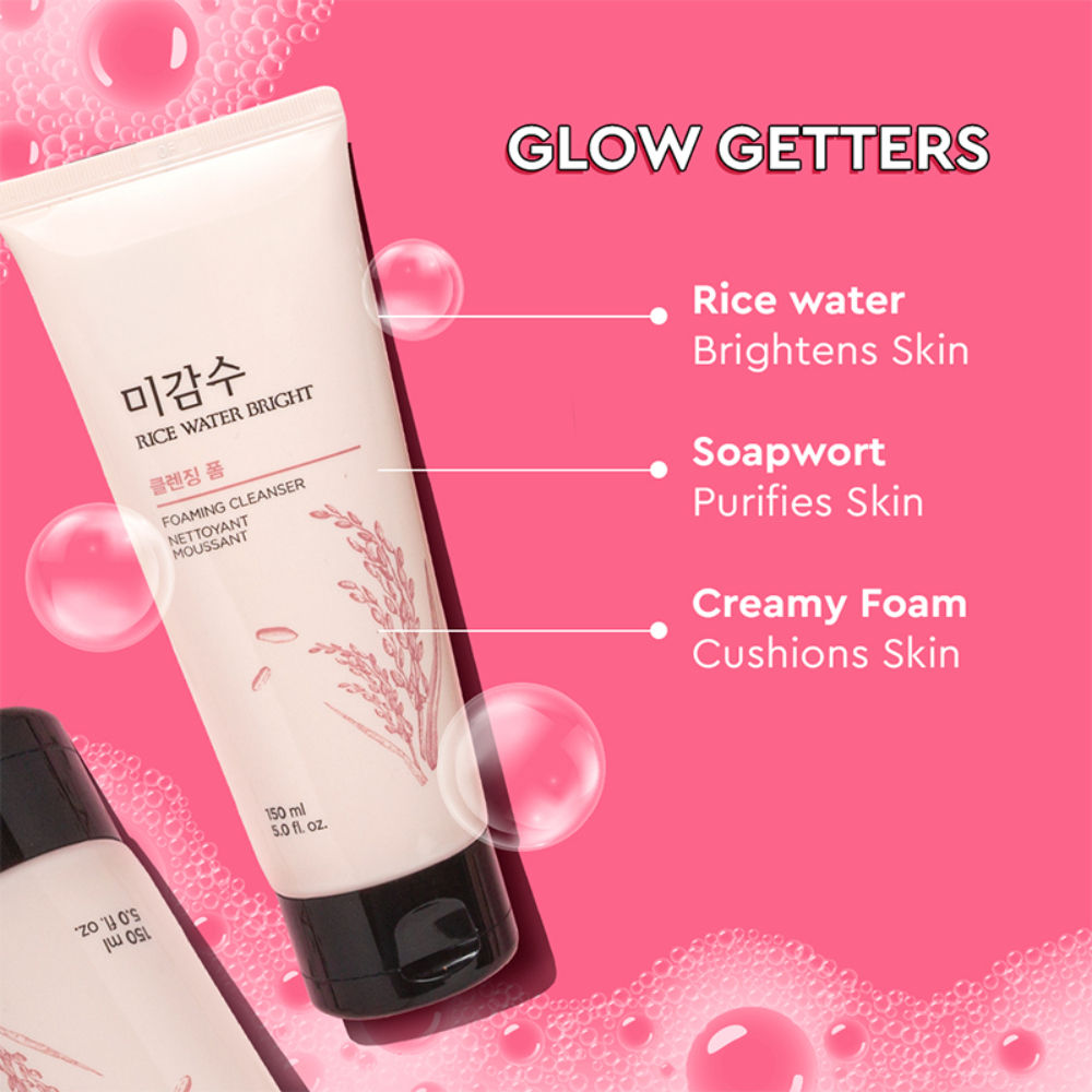 The Face Shop Rice Water Bright Foaming Cleanser