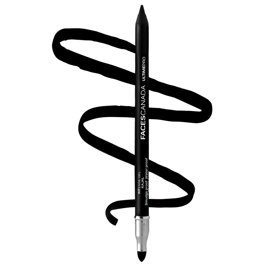 Faces Canada Ultime Pro Intense Gel Kajal With Smudger & Sharpener