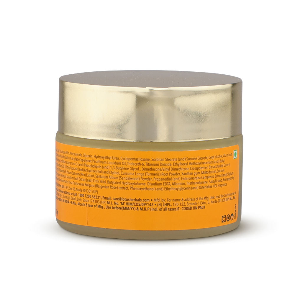 Lotus Herbals Radiance Boost Ubtan Face Cream SPF 20
