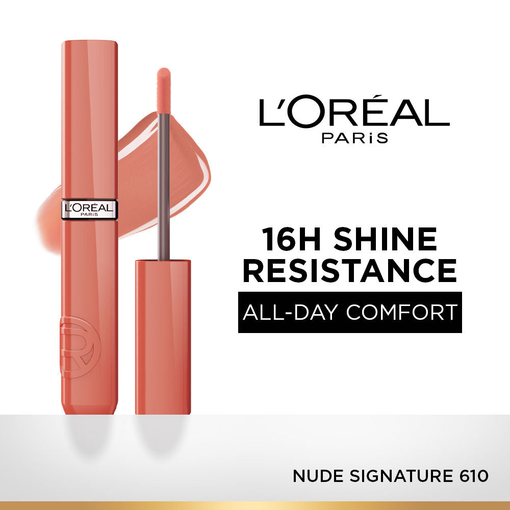 L'Oreal Paris Infallible Laque Resistance Liquid Lipstick, 16H Lacquer Shine