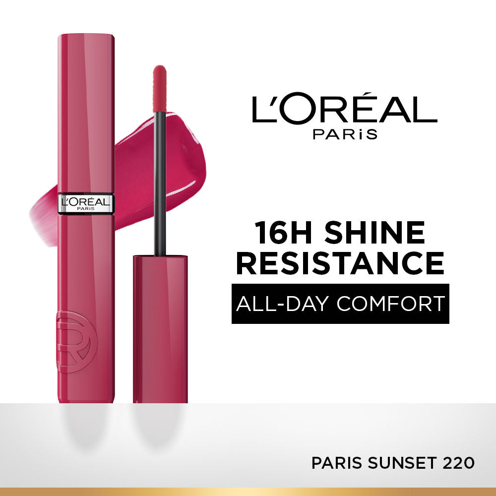 L'Oreal Paris Infallible Laque Resistance Liquid Lipstick, 16H Lacquer Shine