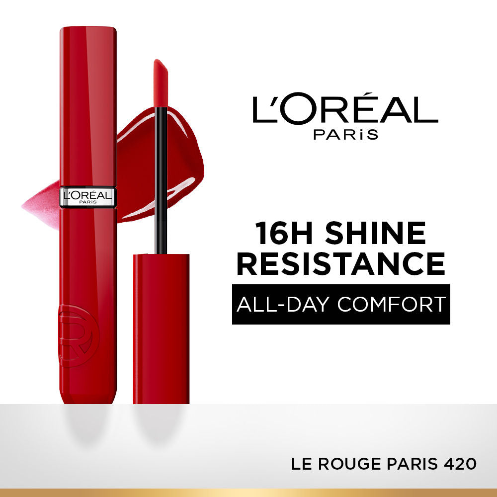 L'Oreal Paris Infallible Laque Resistance Liquid Lipstick, 16H Lacquer Shine